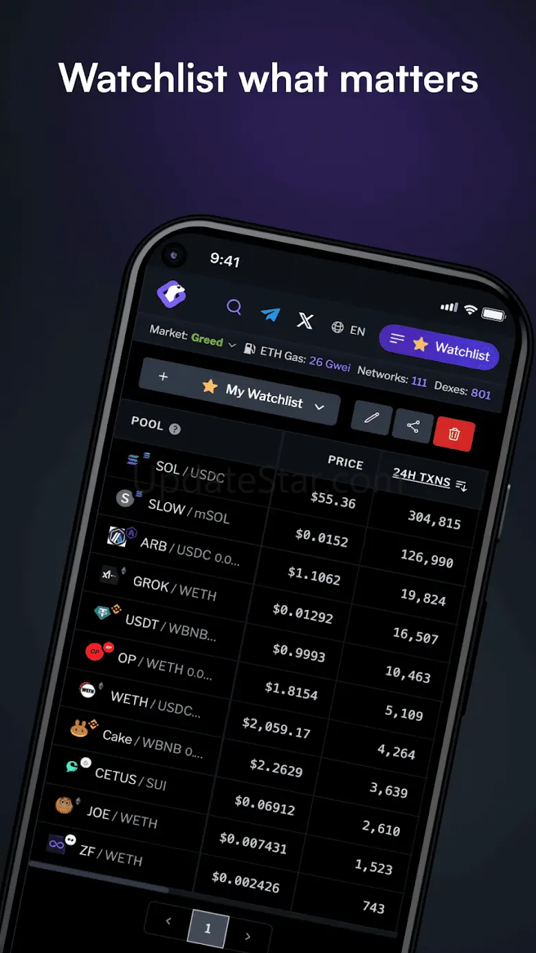 GeckoTerminal - DEX Tracker 1.2