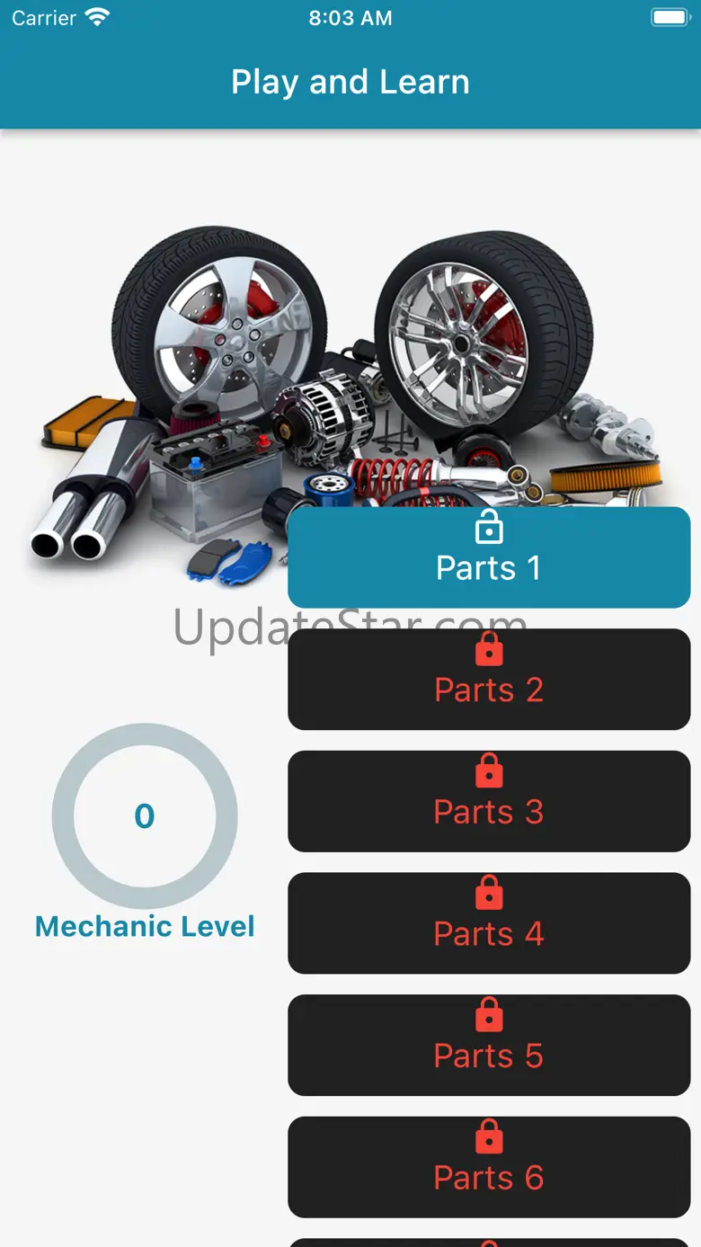 Car parts Quiz Game 7