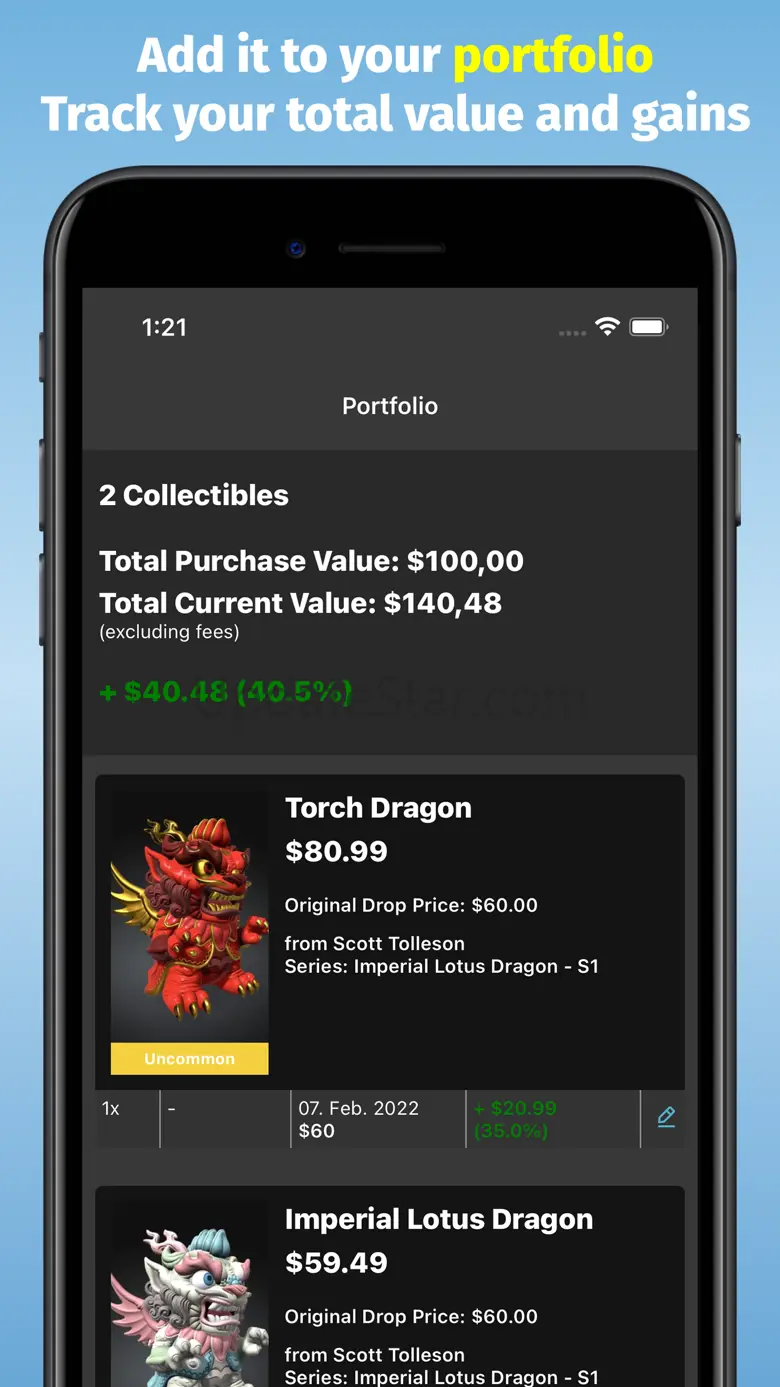 Veve Price Tracker 1.10