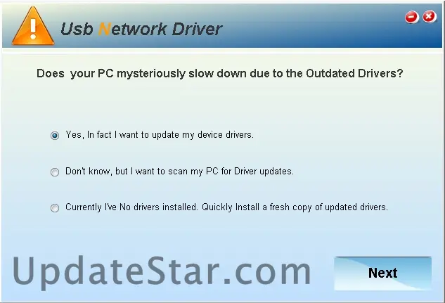 USB Network Driver 2007.7.3