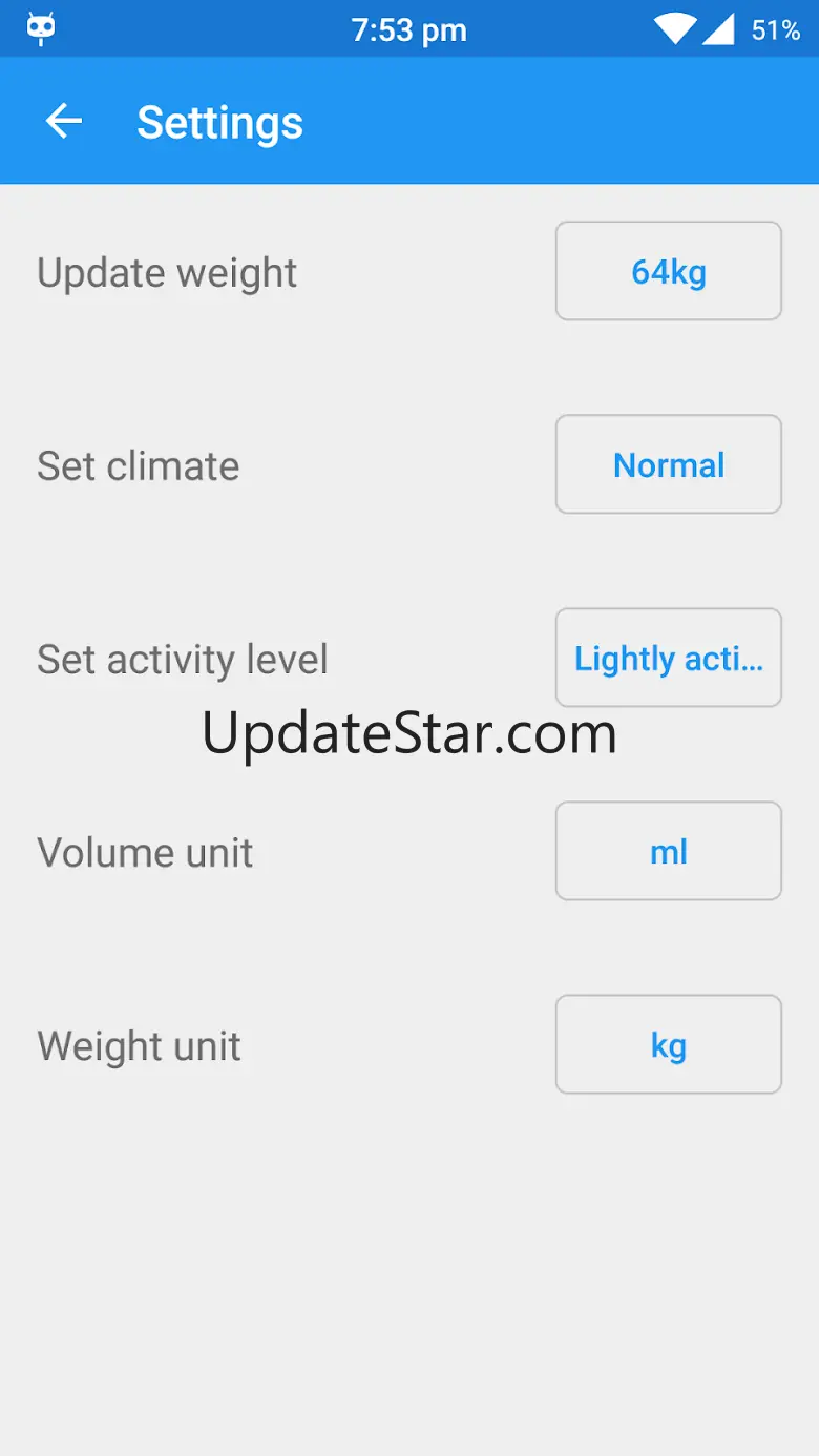 Drinking Water Reminder app 3.2