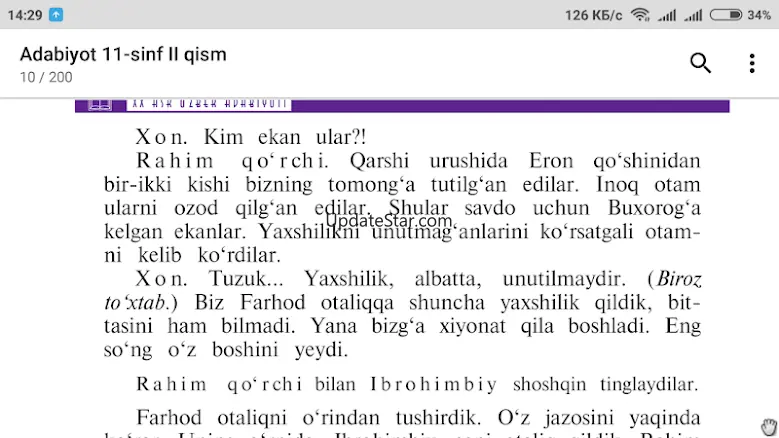 Adabiyot 11-sinf II qism 1.0.0