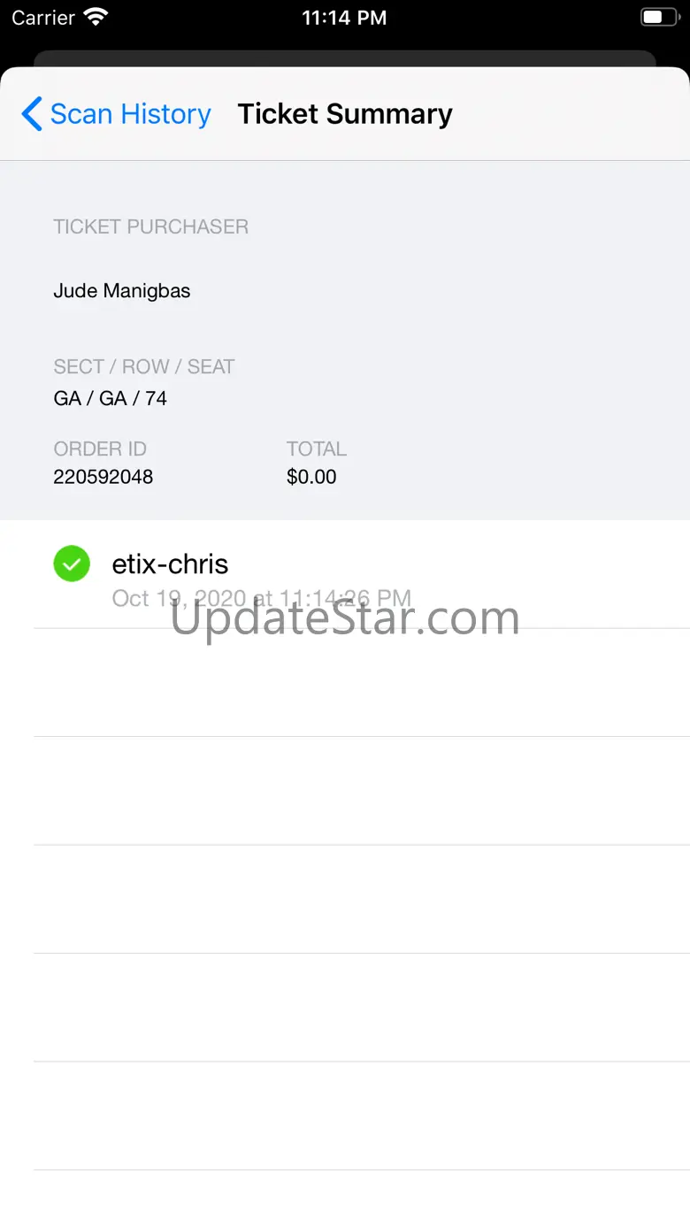 TutuTix Ticket Scanner 1.8.1
