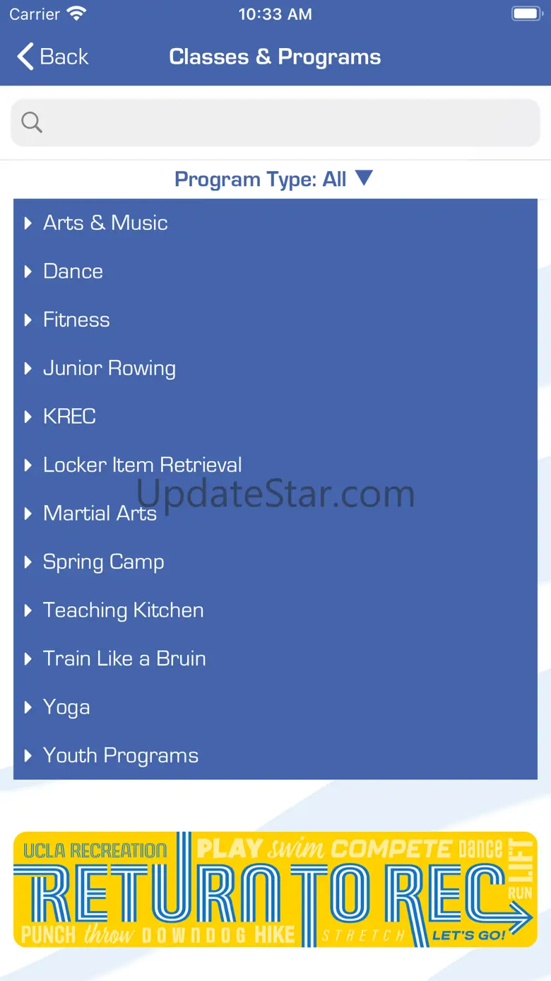 UCLA Recreation 7.2.0