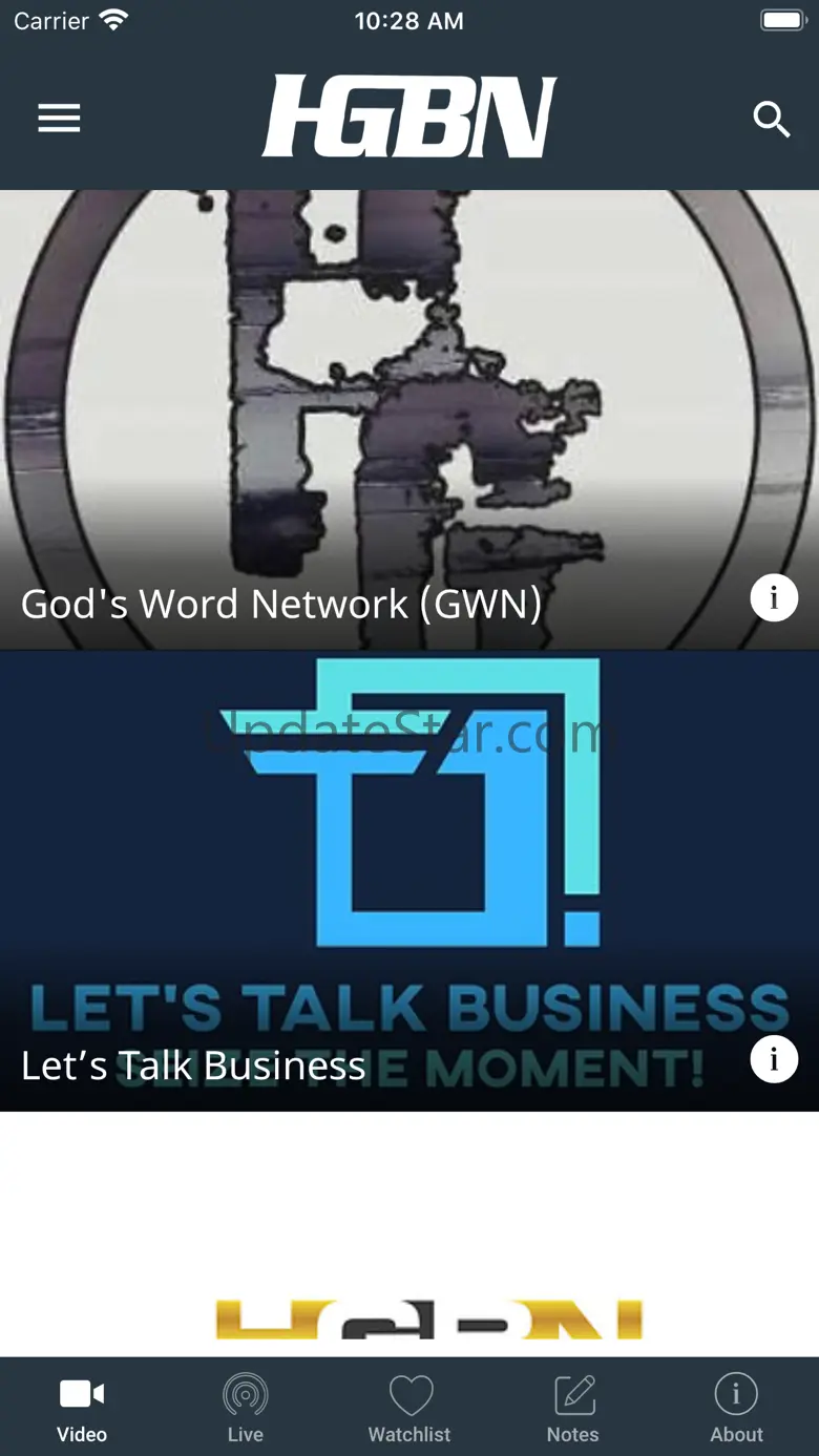 HIS GRACE BROADCASTING NETWORK 2.1