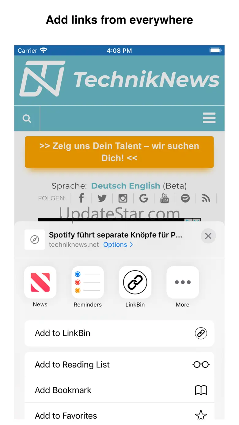 LinkBin 1.2.1