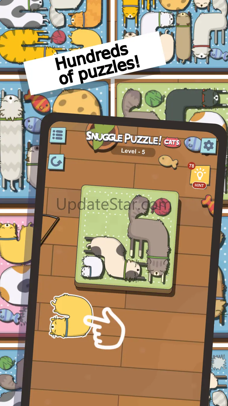 Snuggle Puzzle Cat Game 1.1