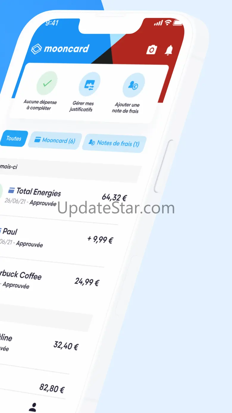 Mooncard - note de frais 1.8.13