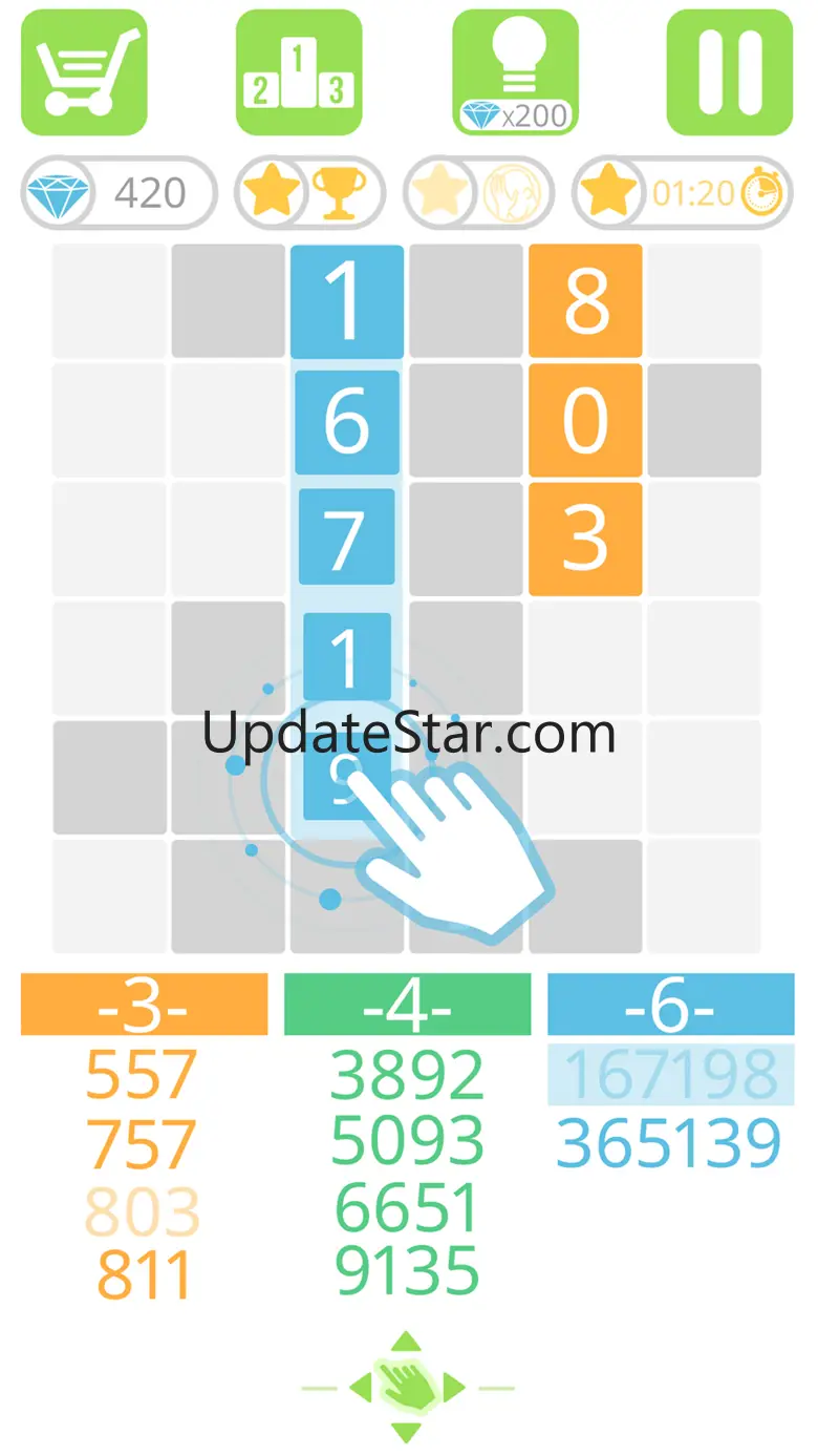 Numbers crossed 1.1