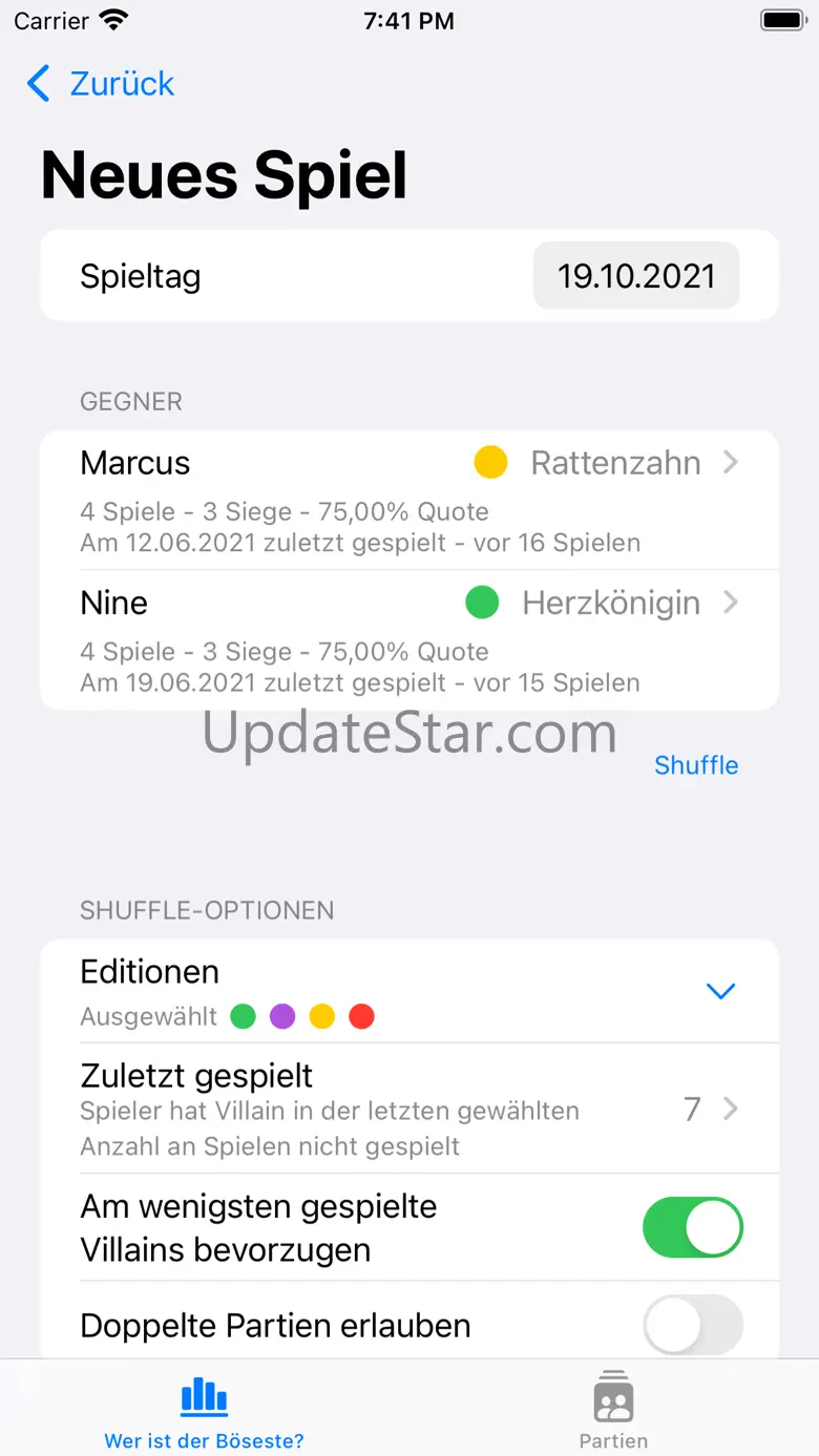 Villainous Statistik 1.8.0