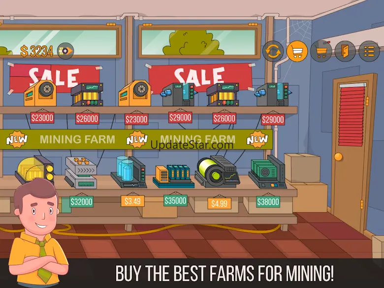 Bitcoin miner: Idle Simulator 0.9.0