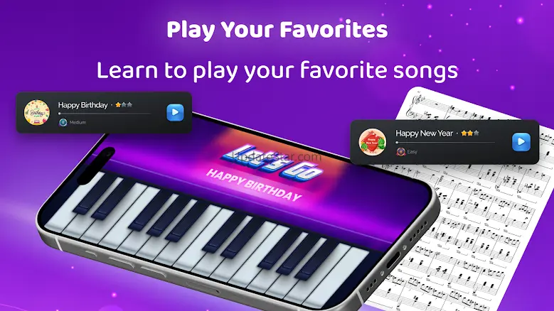 Piano Keyboard: Music Lessons