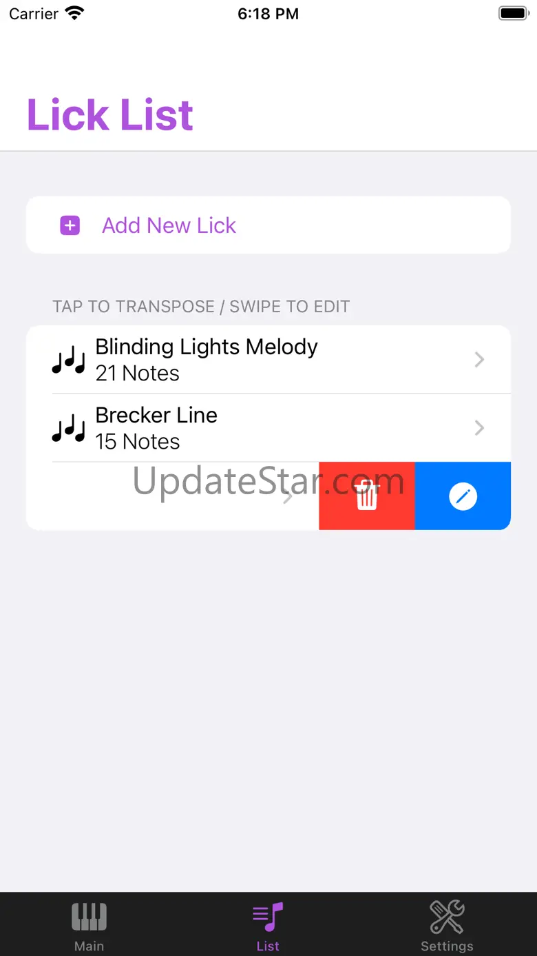 Lick Transposer 1.8