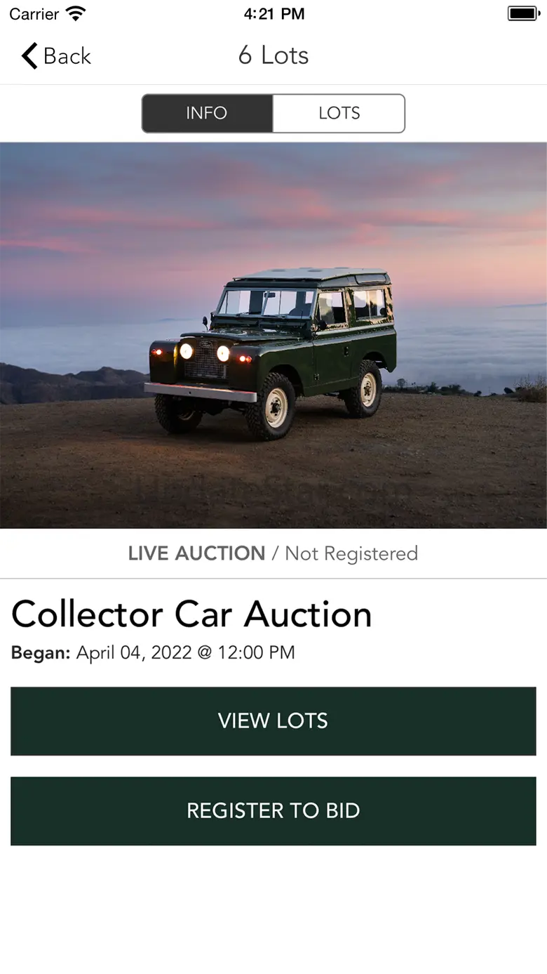 Broad Arrow Auctions 1.0.3