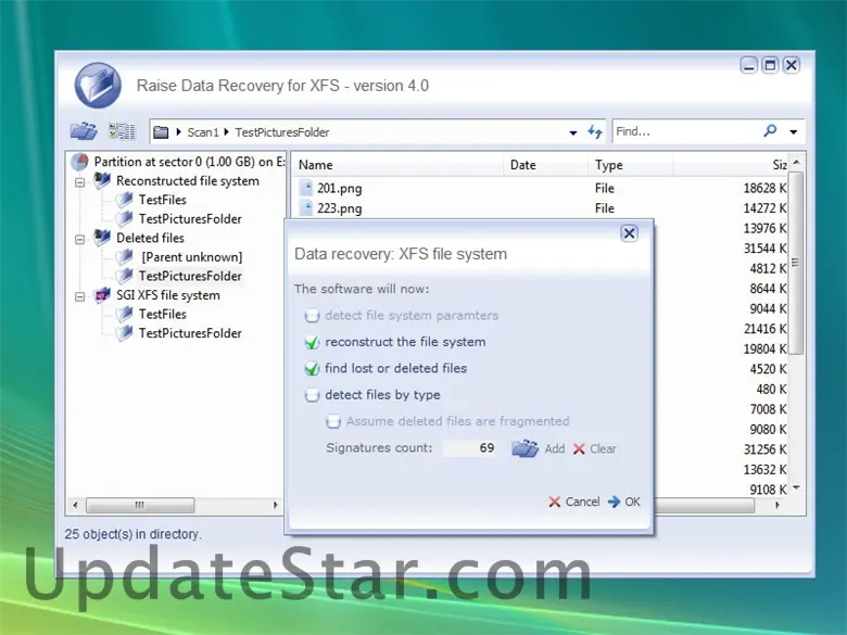 Raise Data Recovery for XFS 5.14