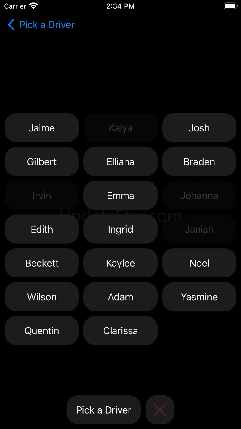Pick a Driver 1.0.0