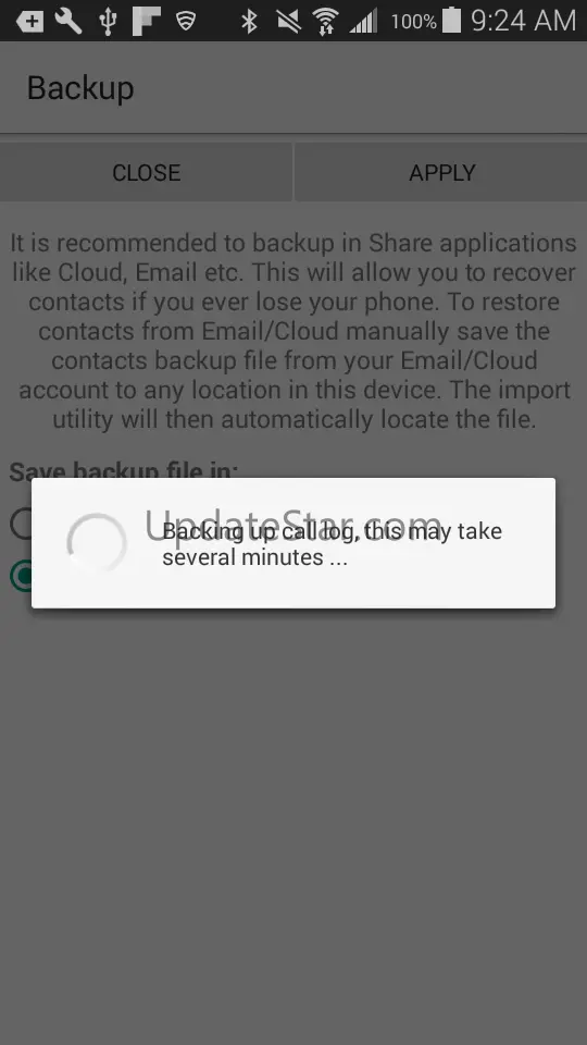 Backup Log 2.01