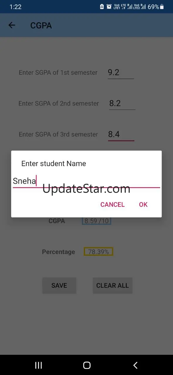 VTU SGPA and CGPA Calculator 7.0