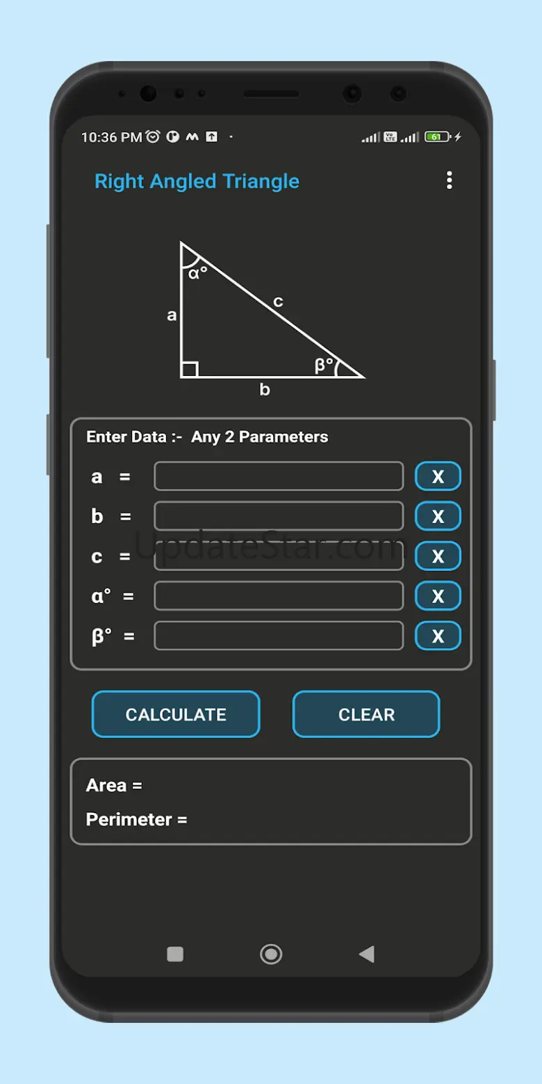 Right Triangle Calculator 2.8