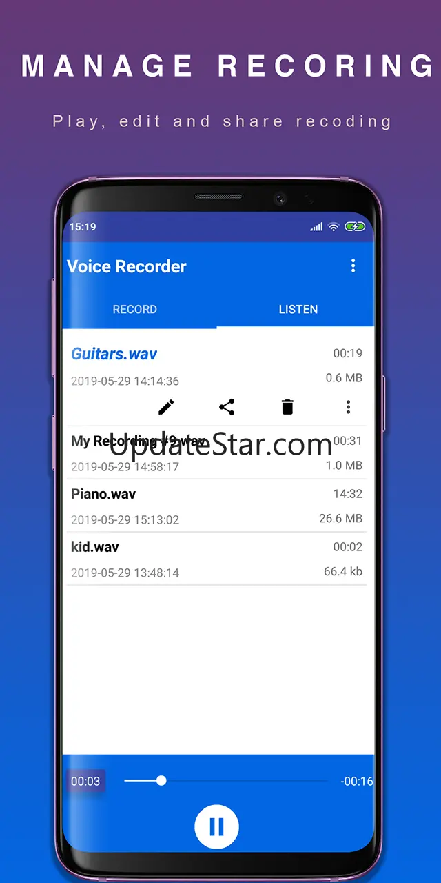 Voice Recorder and Editor 1.2
