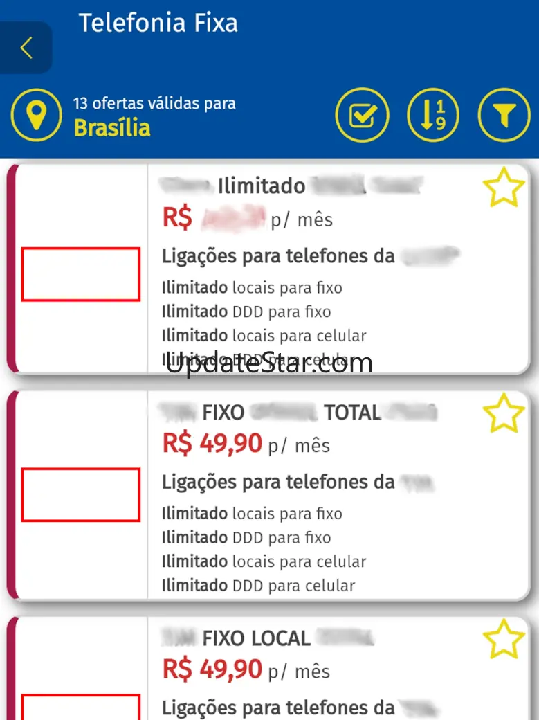 Anatel Comparador de Ofertas 2.7
