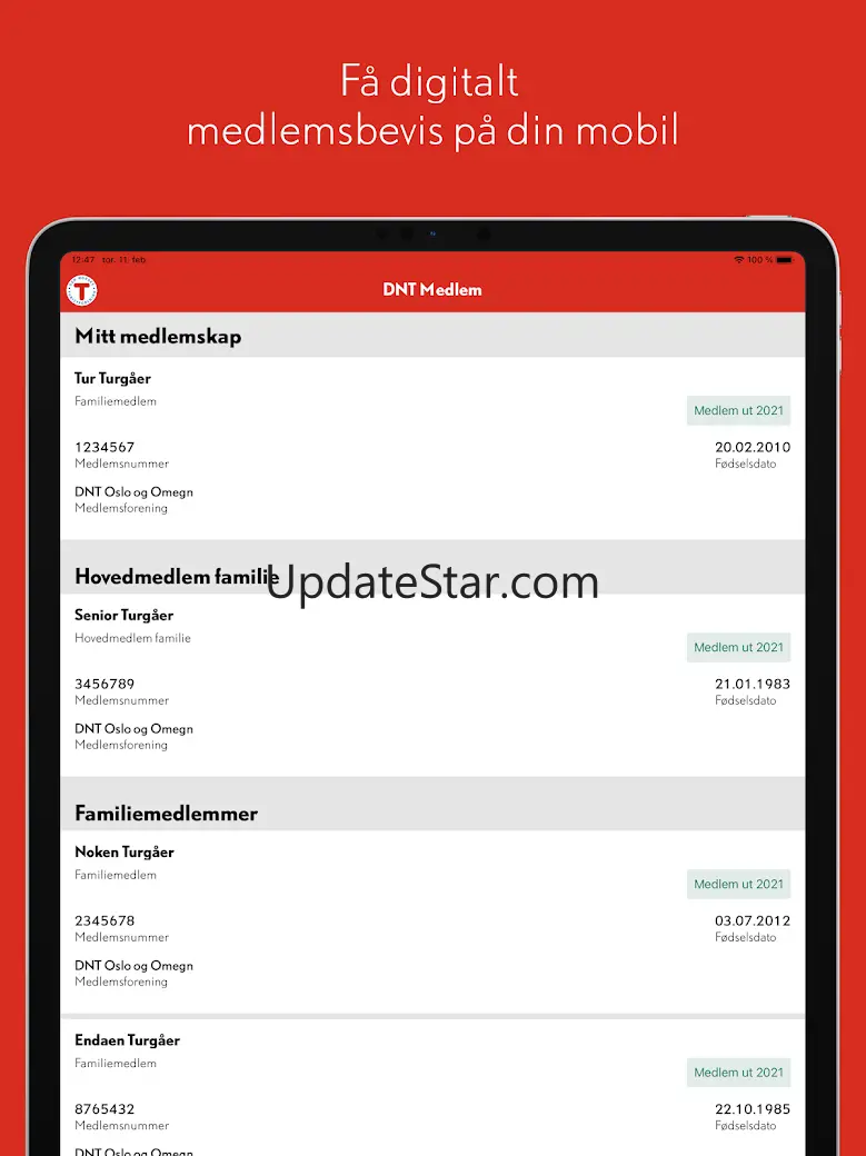 DNT Medlem 2.1.1