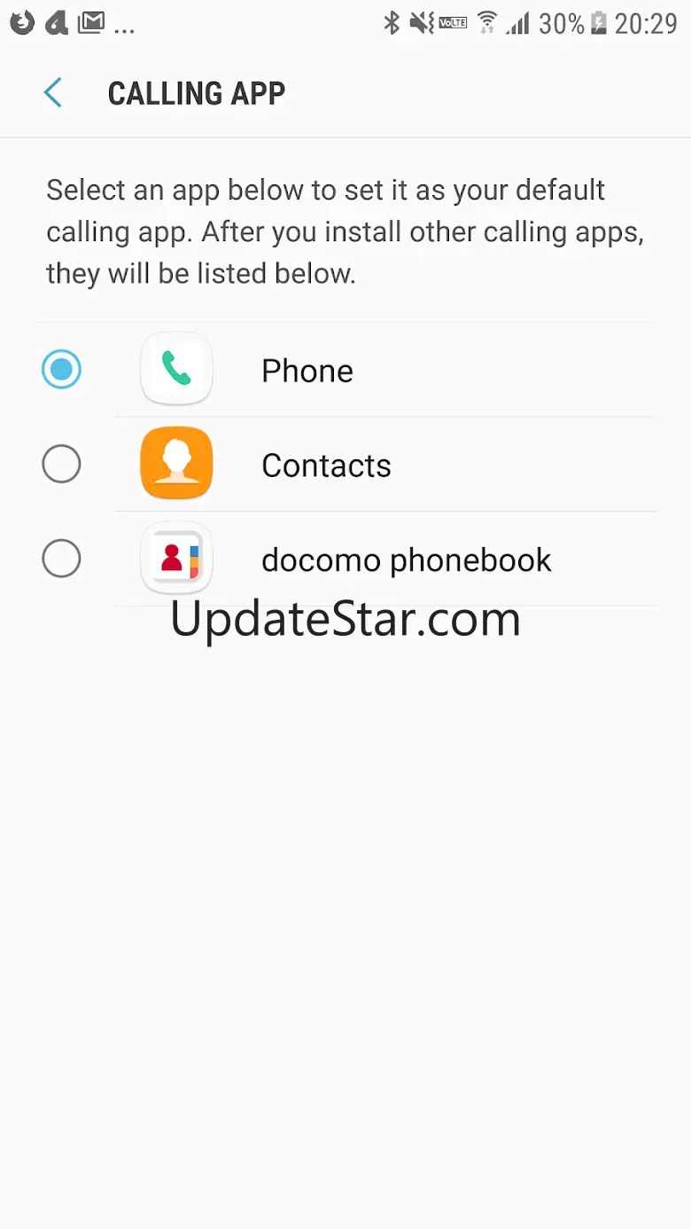 Default App Settings Shortcut 3: adaptive banner
