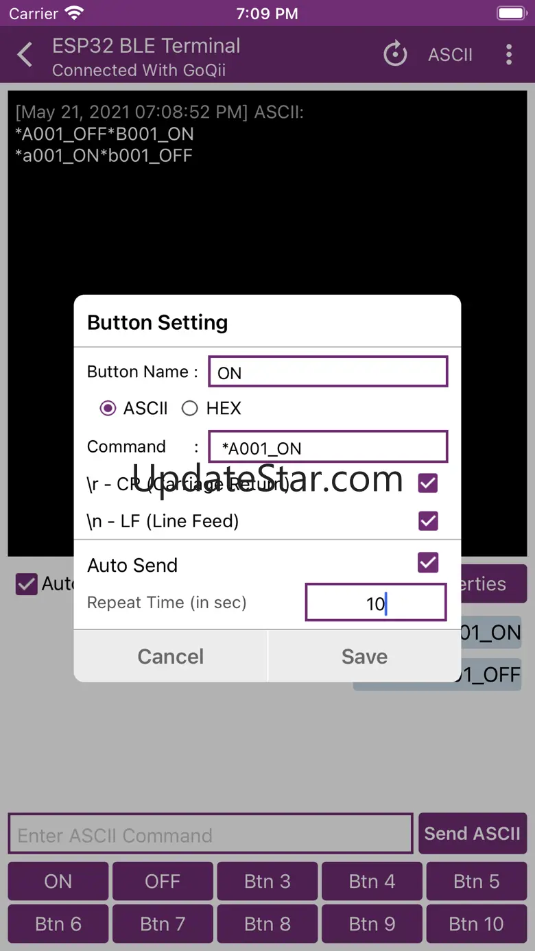 ESP32 BLE Terminal 1.2
