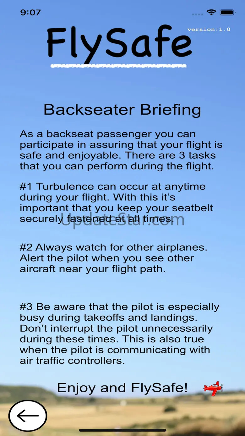 FlySafeApp 1.0