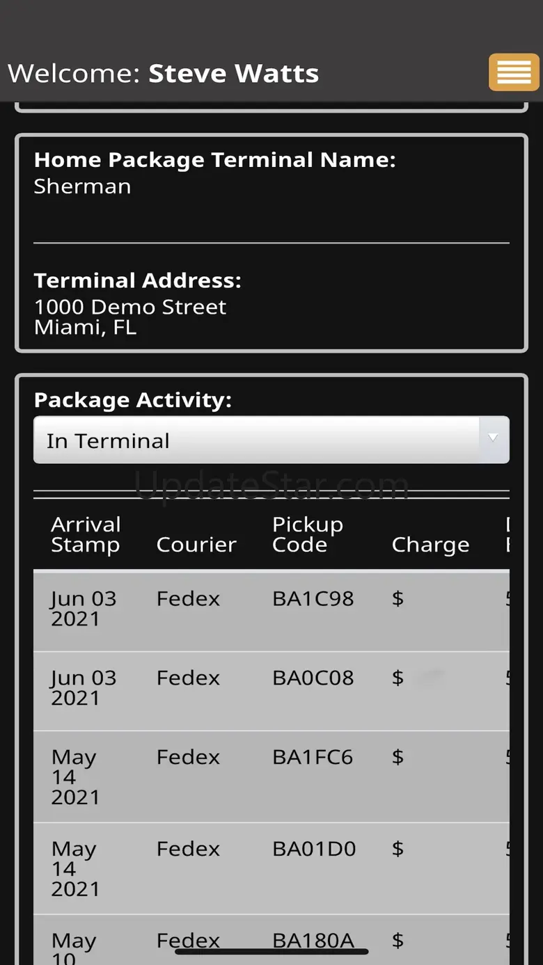 Entrepot Package Terminals 2.0