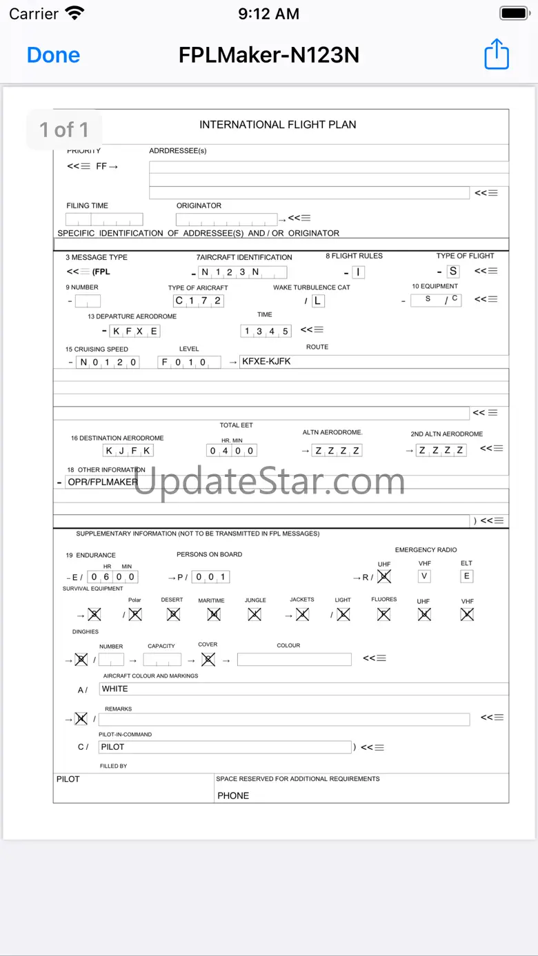 Flight Plan Maker (FPL Maker) 1.509