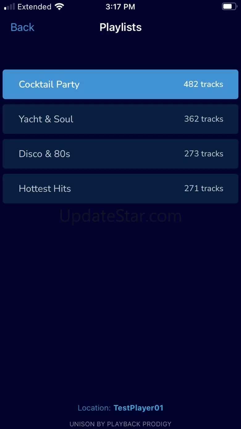 Unison by Playback Prodigy 2.0 build 8
