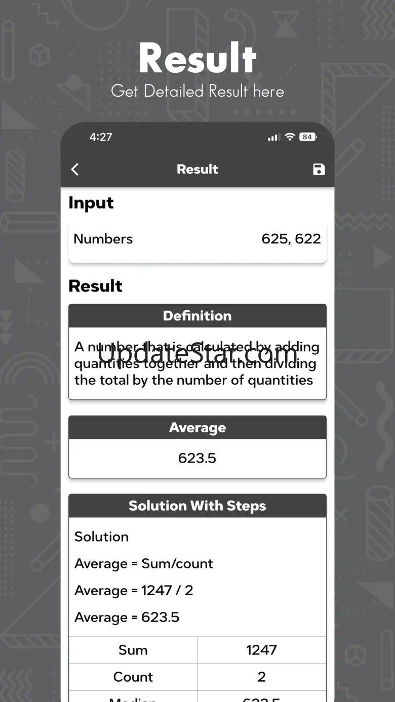 Find Average Number Calculator 1.0.2