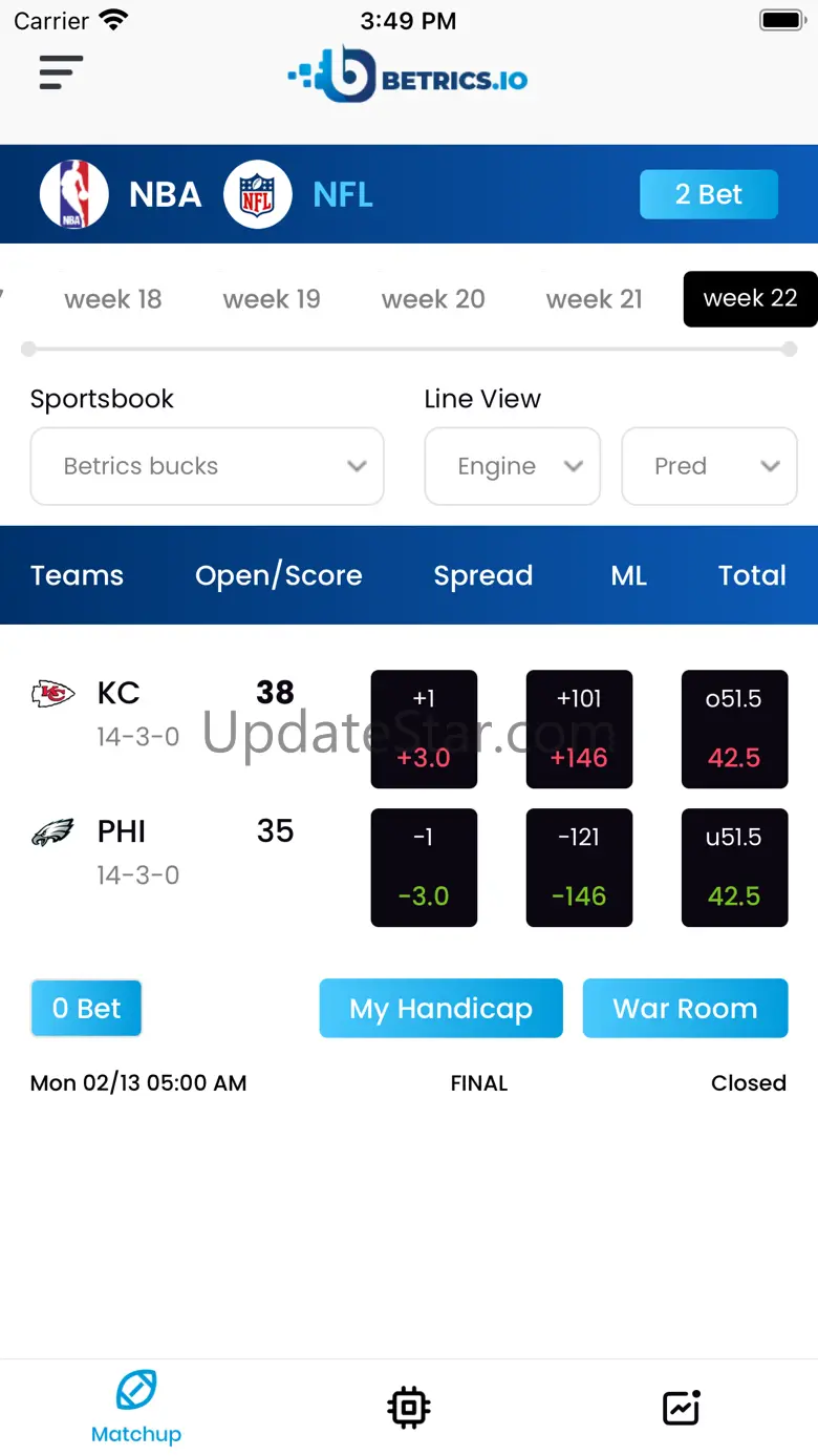 Betrics-Betting Analytics 2.9