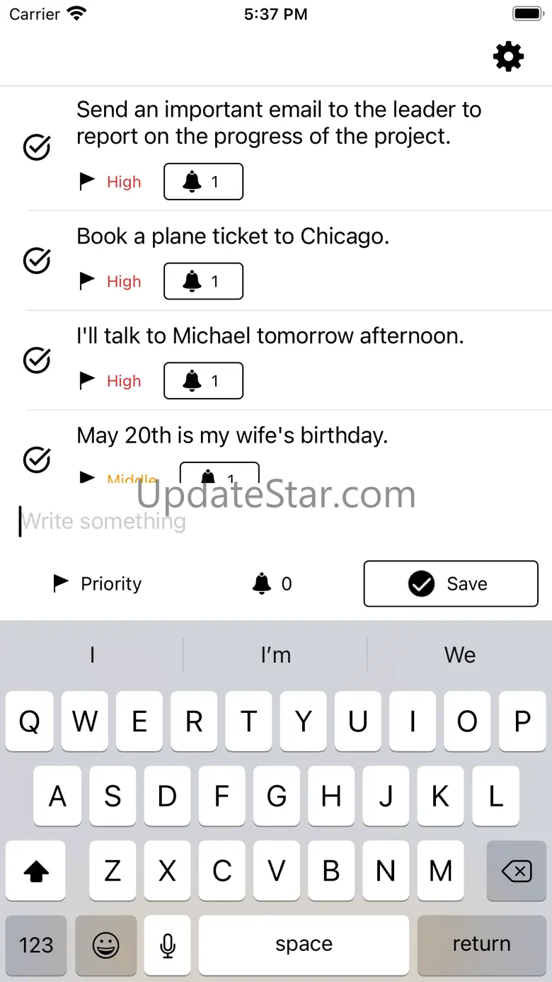 eNote - To Do List Blink Memo 1.0