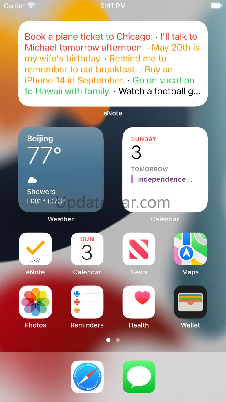 eNote - To Do List Blink Memo 1.0