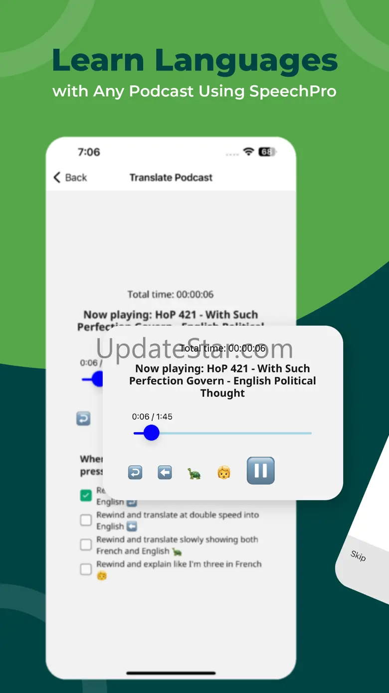 SpeechPro - Language Podcasts 4.6