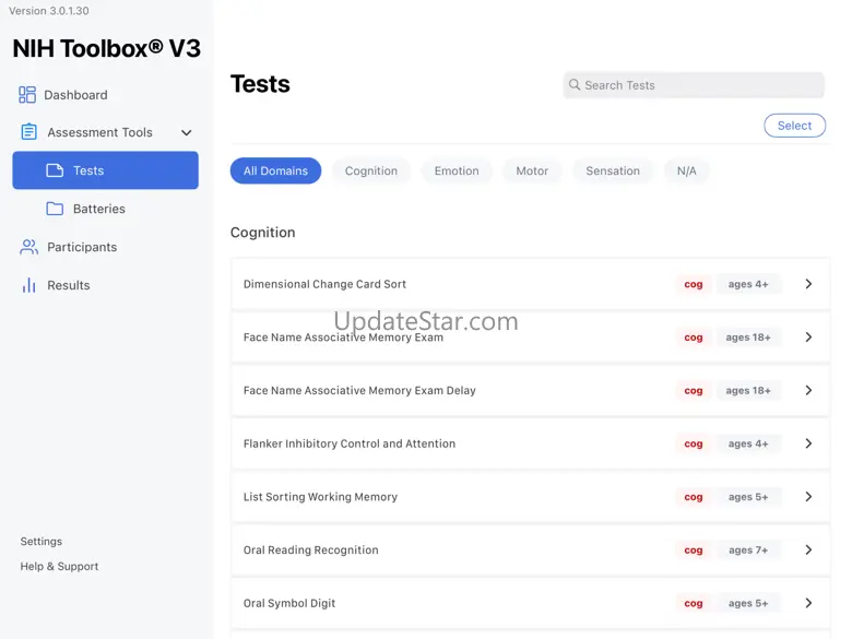 NIH Toolbox V3 3.17.1.19