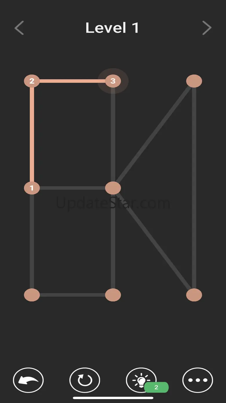 One Line Connect Dots Logic IQ 1.1