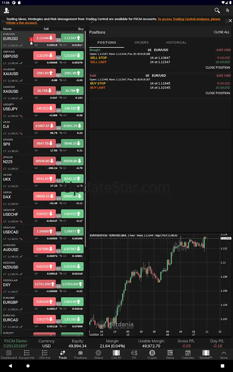 NetDania Stock & Forex Trader 4.10.7