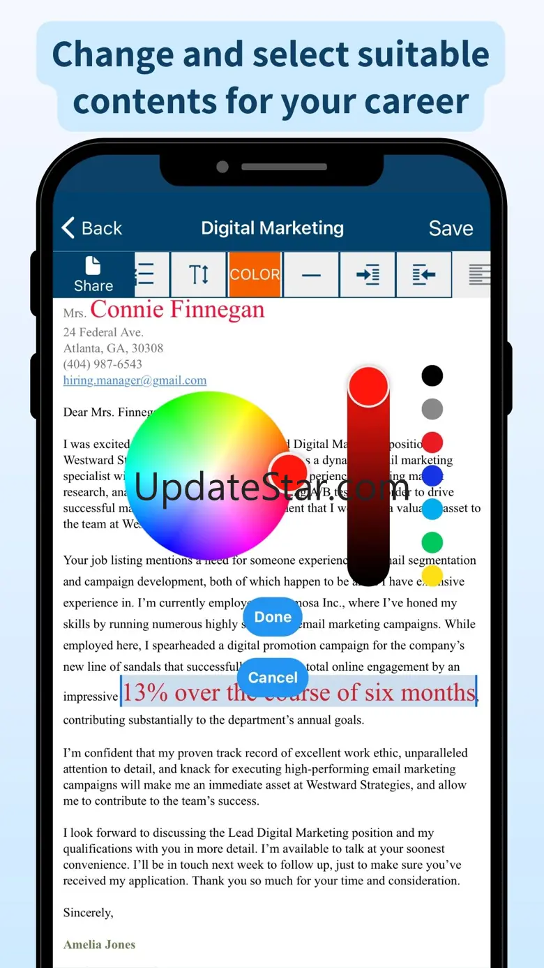Cover Letter Templates 1.0
