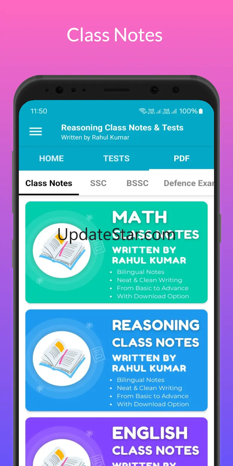 Reasoning Class Notes & Tests 25.0