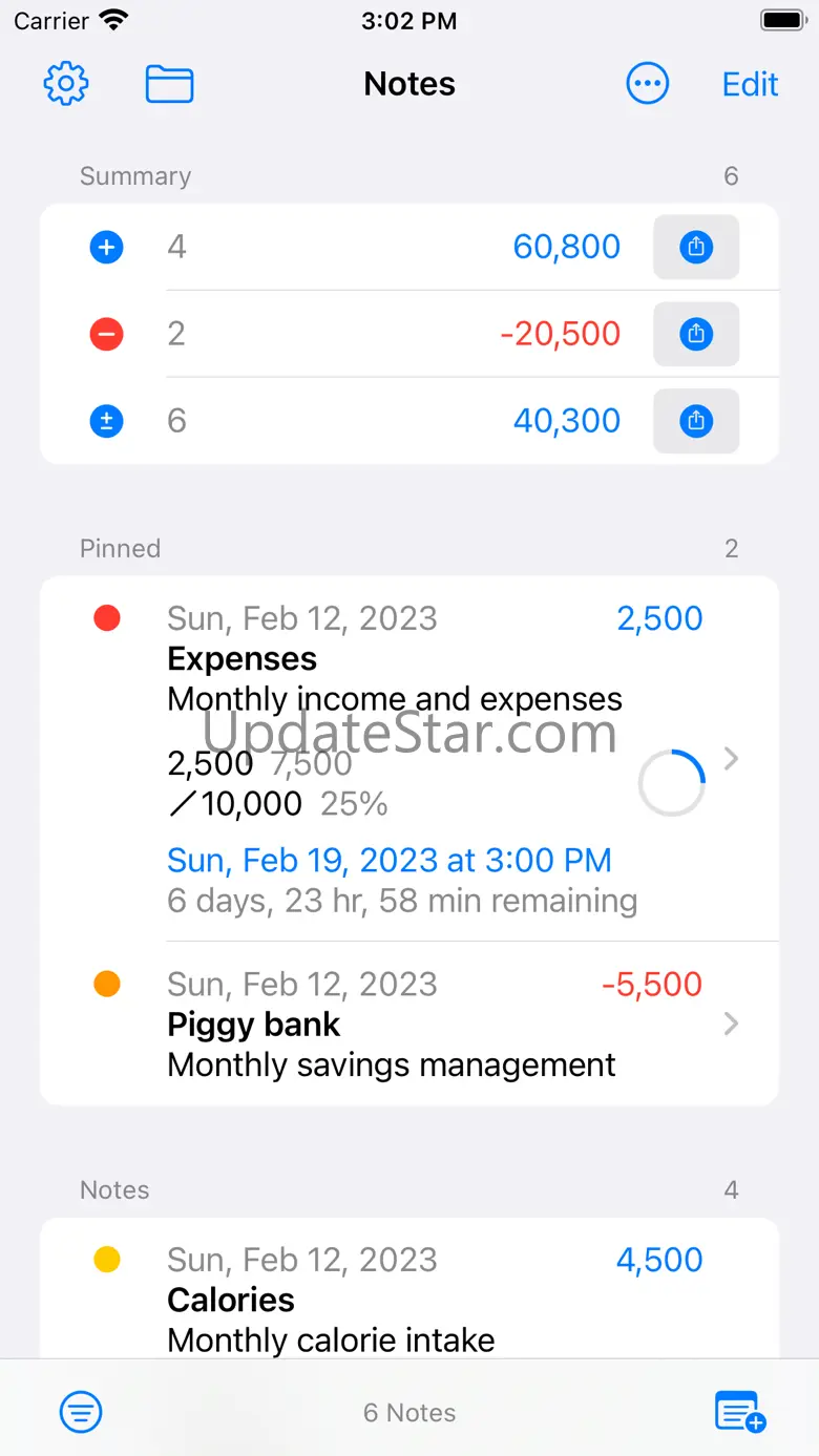 Calculator Notes - Spreadsheet 1.0.2