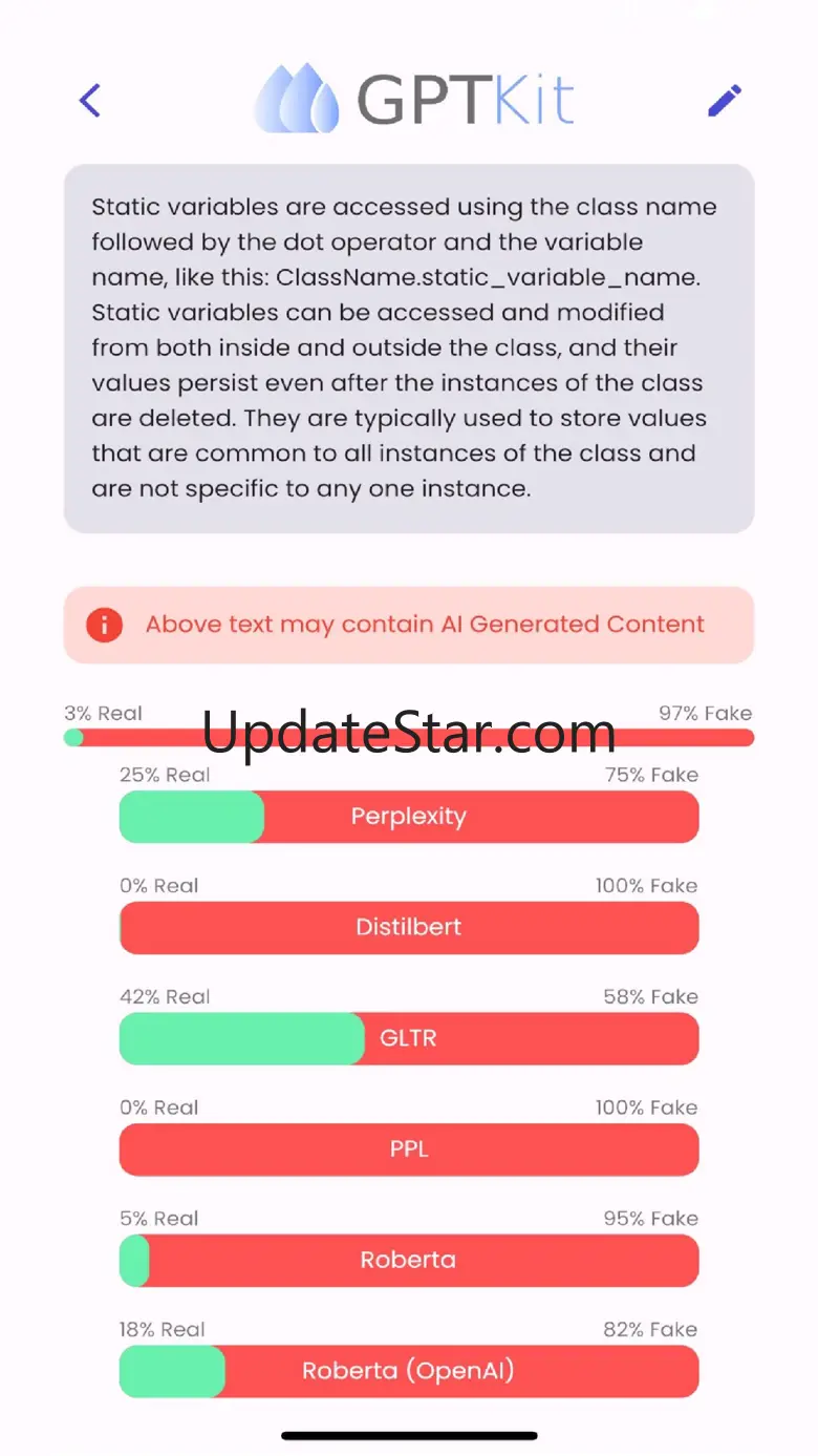 GPTKit - AI Text Detector 0.1