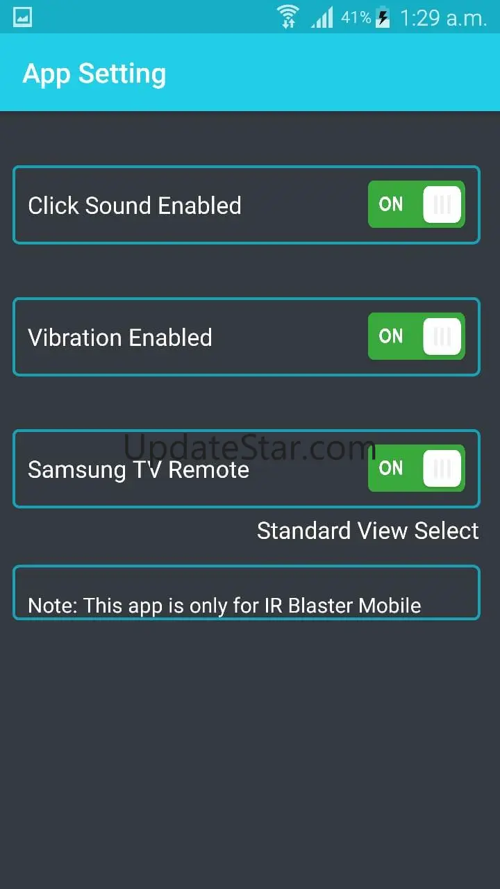 Samsung Smart TV Remote 1.37