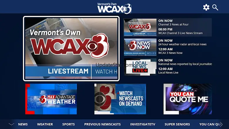 WCAX Channel 3 News: VT-NY-NH 2.0.14