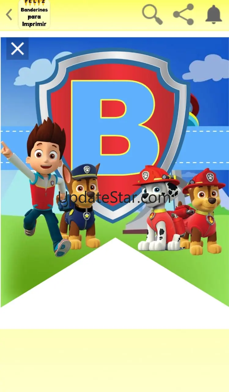 Banderines para imprimir 1