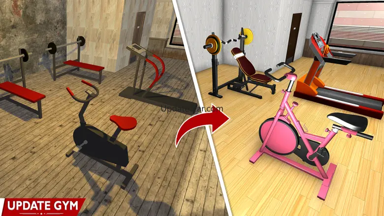 Idle Fitness Gym Life Games 3D 1.0