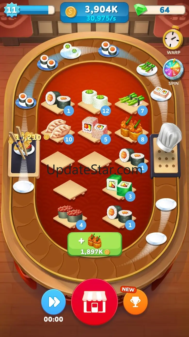 Merge Sushi - Idle Restaurant 1.05