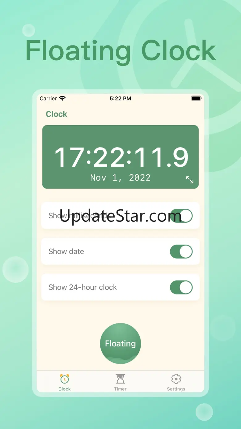 Floating Clock - Reminder Tool 1.0